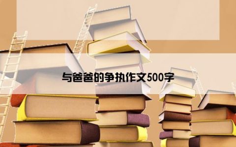 与爸爸的争执作文500字