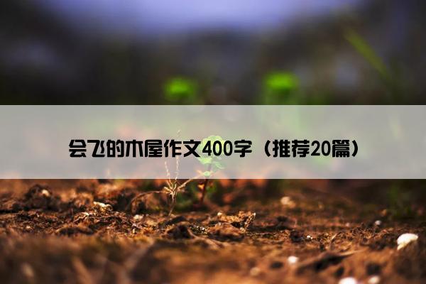 会飞的木屋作文400字（推荐20篇）