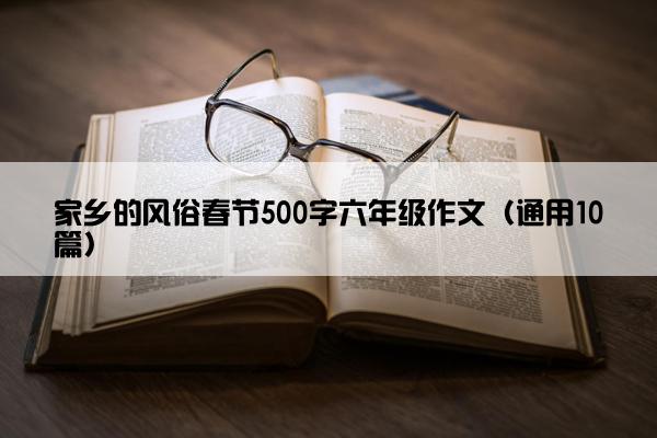 家乡的风俗春节500字六年级作文（通用10篇）