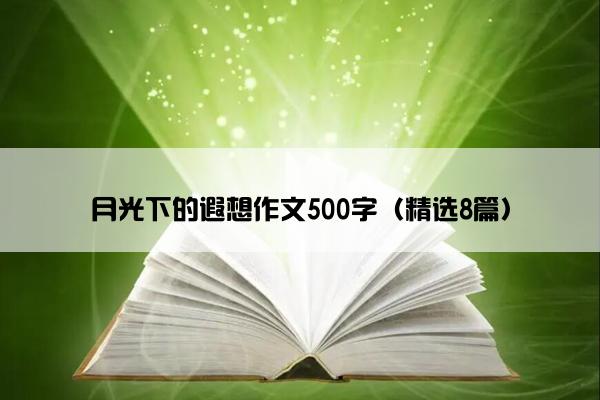 月光下的遐想作文500字（精选8篇）