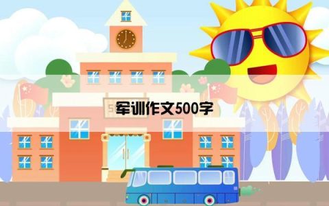 军训作文500字