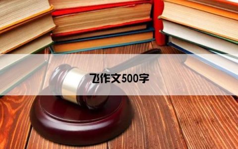 飞作文500字