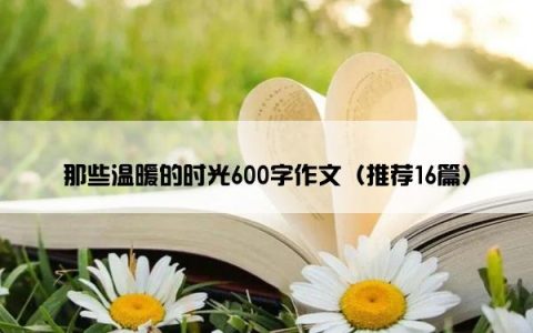 那些温暖的时光600字作文（推荐16篇）