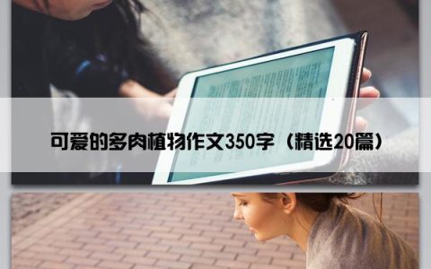 可爱的多肉植物作文350字（精选20篇）