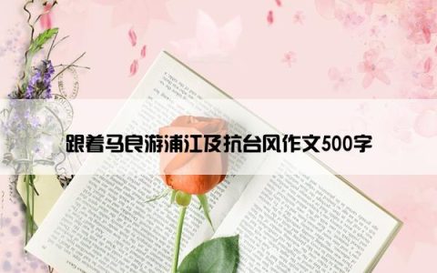 跟着马良游浦江及抗台风作文500字