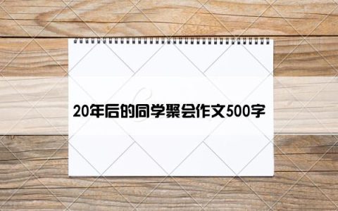 20年后的同学聚会作文500字