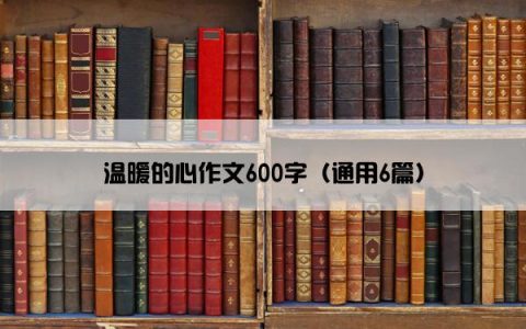 温暖的心作文600字（通用6篇）