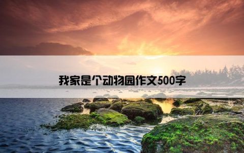 我家是个动物园作文500字