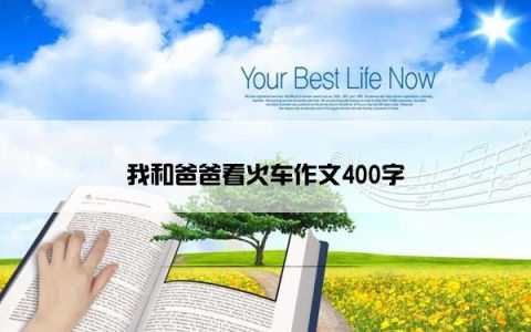我和爸爸看火车作文400字