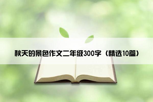 秋天的景色作文二年级300字（精选10篇）