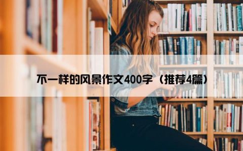 不一样的风景作文400字（推荐4篇）