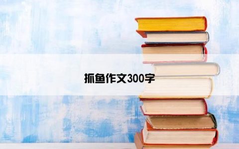 抓鱼作文300字