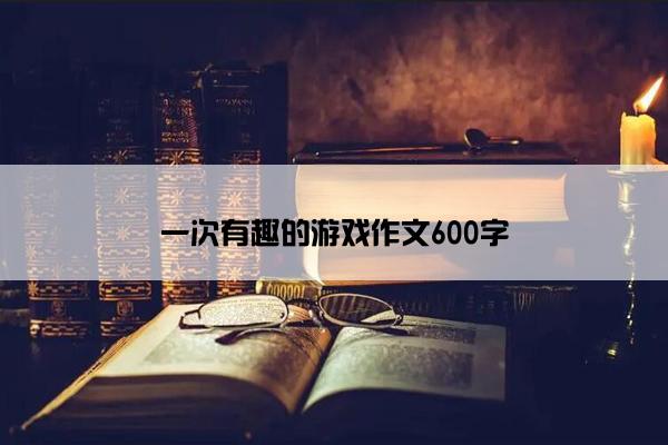 一次有趣的游戏作文600字