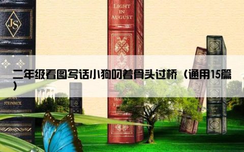 二年级看图写话小狗叼着骨头过桥（通用15篇）