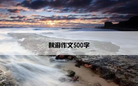 秋游作文500字