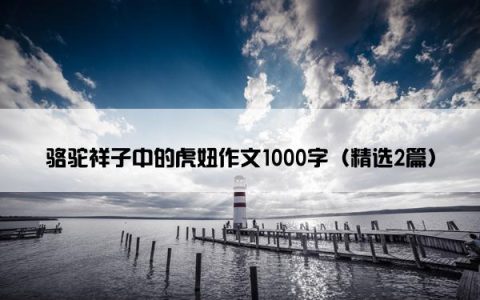 骆驼祥子中的虎妞作文1000字（精选2篇）