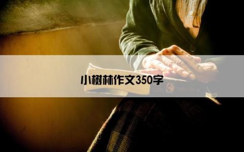 小树林作文350字