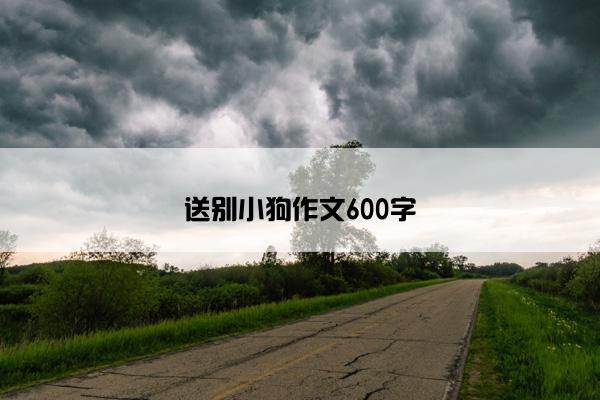 送别小狗作文600字