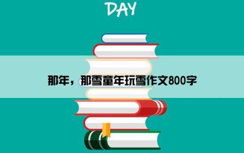 那年，那雪童年玩雪作文800字