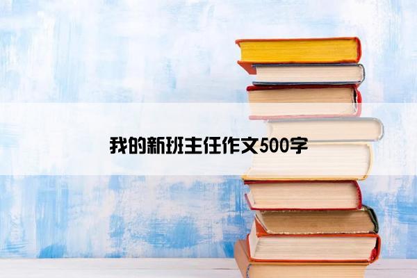 我的新班主任作文500字