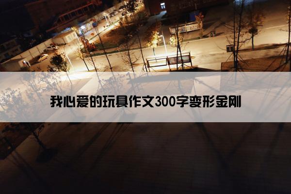 我心爱的玩具作文300字变形金刚