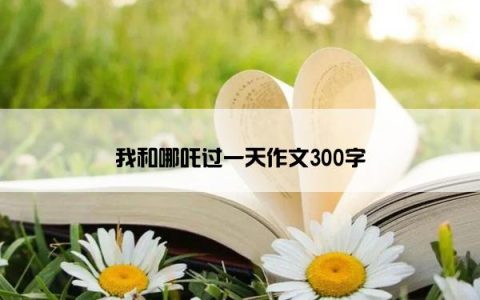 我和哪吒过一天作文300字