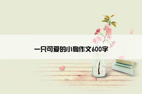 一只可爱的小狗作文600字