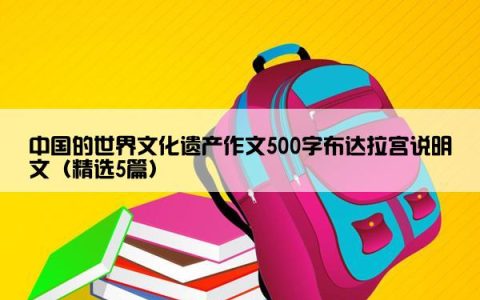 中国的世界文化遗产作文500字布达拉宫说明文（精选5篇）