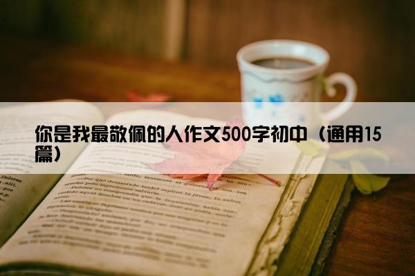 你是我最敬佩的人作文500字初中（通用15篇）