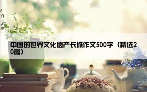 中国的世界文化遗产长城作文500字（精选20篇）