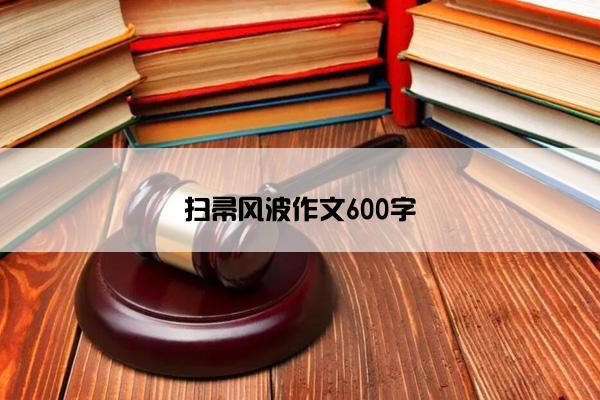 扫帚风波作文600字