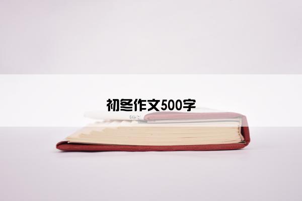 初冬作文500字