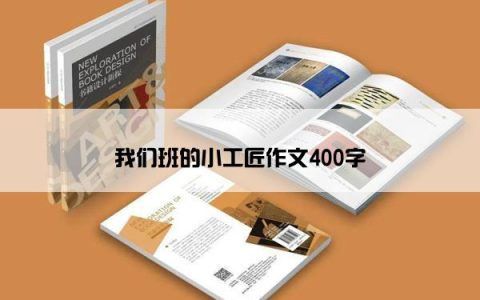 我们班的小工匠作文400字
