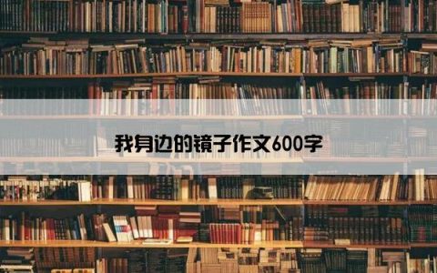 我身边的镜子作文600字
