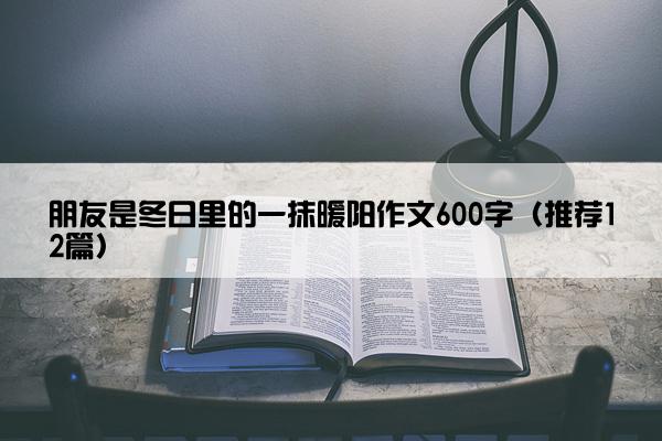 朋友是冬日里的一抹暖阳作文600字（推荐12篇）