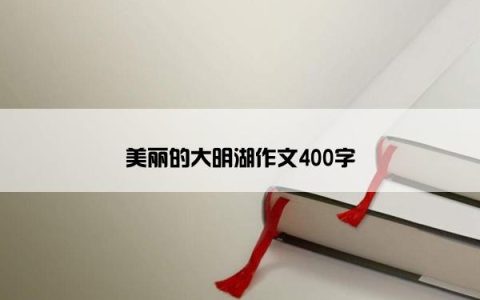 美丽的大明湖作文400字