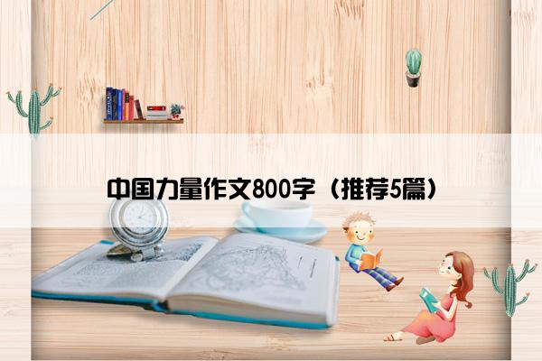 中国力量作文800字（推荐5篇）