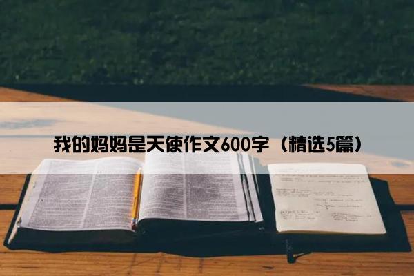 我的妈妈是天使作文600字（精选5篇）