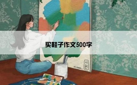 买鞋子作文500字