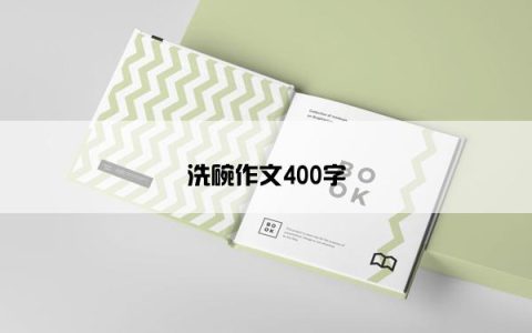 洗碗作文400字