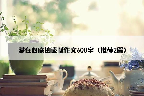 藏在心底的遗憾作文600字（推荐2篇）