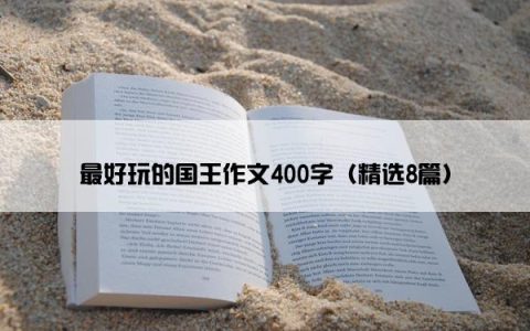 最好玩的国王作文400字（精选8篇）
