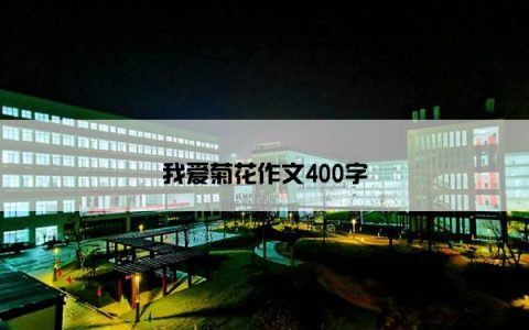 我爱菊花作文400字