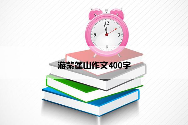 游紫蓬山作文400字