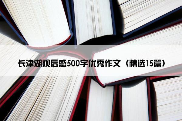 长津湖观后感500字优秀作文（精选15篇）