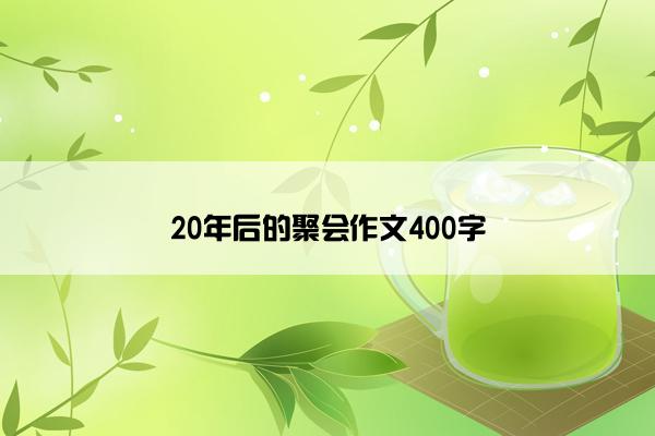 20年后的聚会作文400字