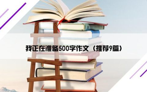 我正在准备500字作文（推荐9篇）