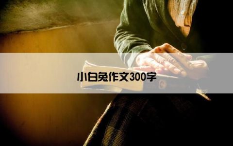 小白兔作文300字