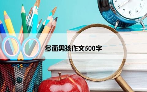 多面男孩作文500字