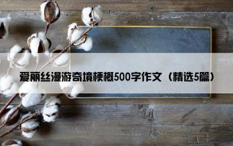 爱丽丝漫游奇境梗概500字作文（精选5篇）